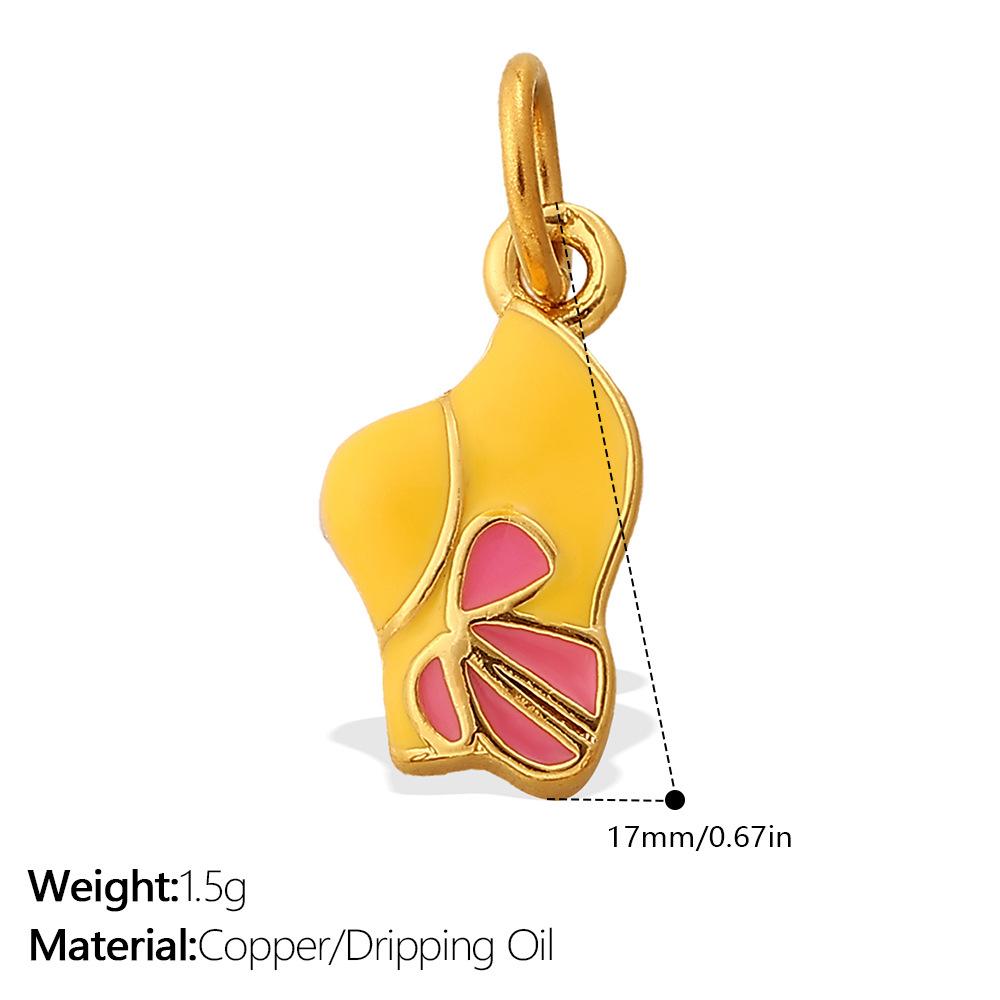 Cartoon Color Oil Drop Pendant Accessories Cute And Diverse Ice Cream Flower Diy Earrings Pendant