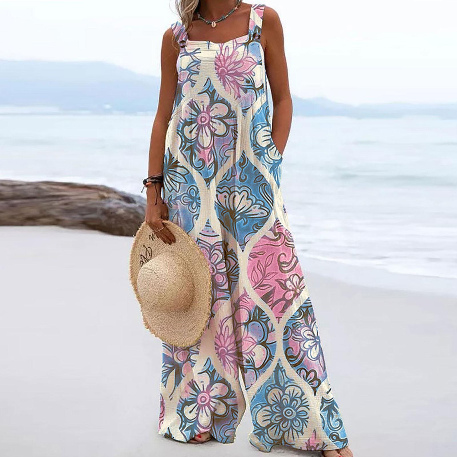 

Женский комбинезон на пуговицах, повседневные свободные комбинезоны без рукавов с карманами S жёлтый