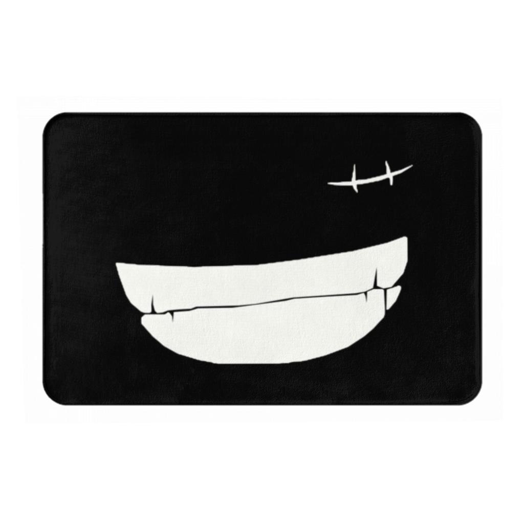 Smile Of Pirates Luffy Floor Door Kitchen Bathroom Mat Anti-Slip Indoor One Piece Doormat Bedroom Balcony Entrance Carpet Rug