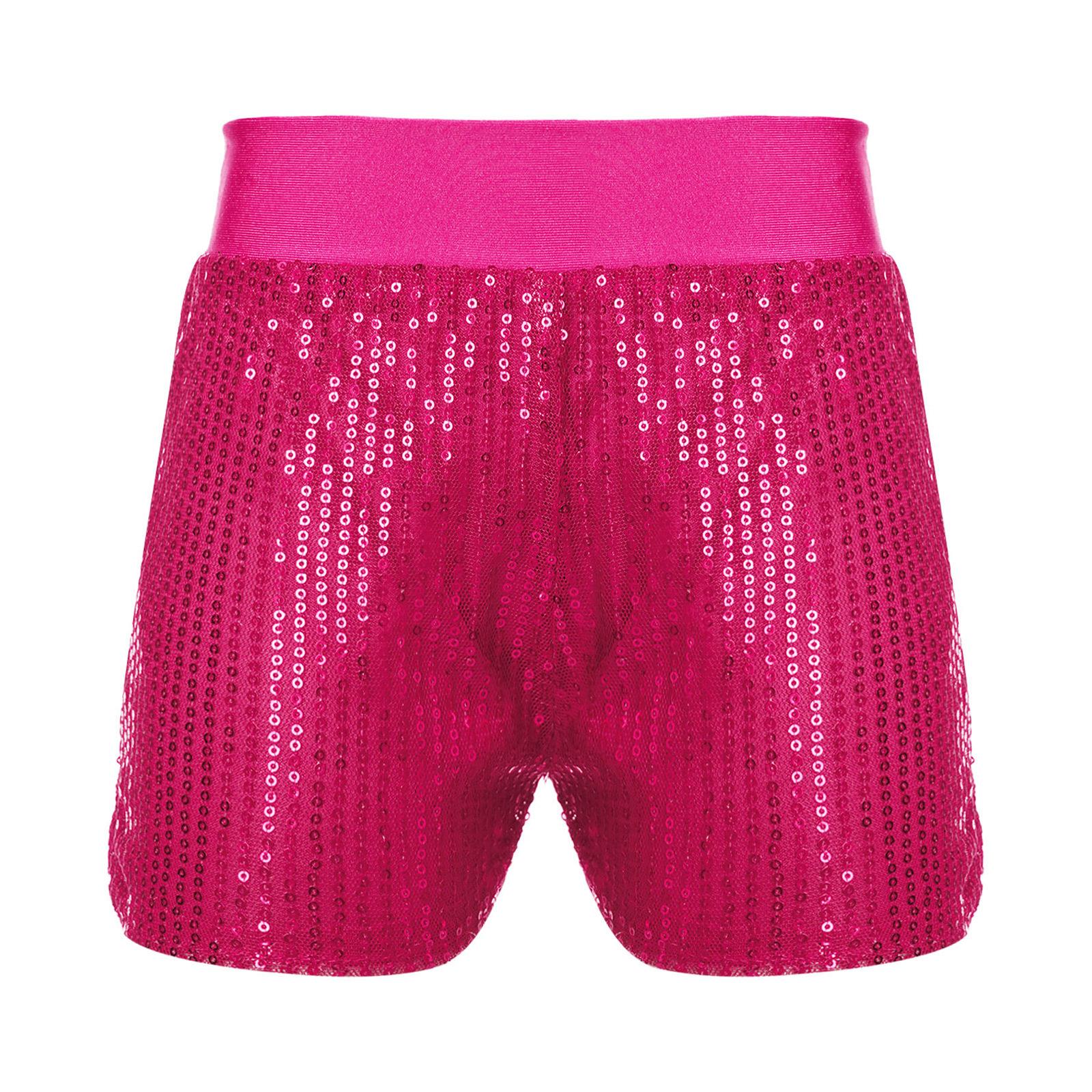 Black Sequin Shorts Girls Red Sparkle Sequin SHORTS Christmas
