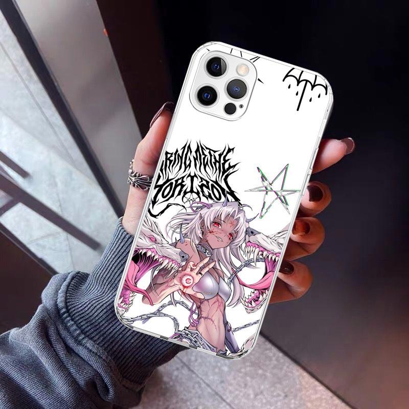 BMTH B-Brings Me The HorizonS Phone Case For iPhone 17 Air 11 13 Mini 14 15 Plus 16 12 Pro Max 16E SE 7 8 Pattern Soft TPU Back