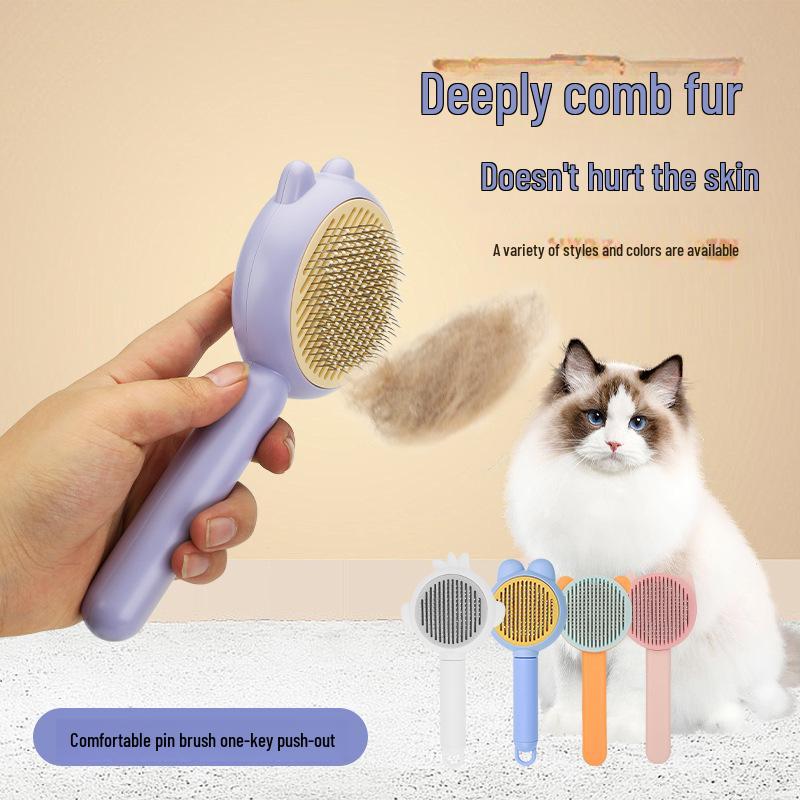 

Pet Hair Removal & Massage Comb for Cats and Dogs Cat Comb