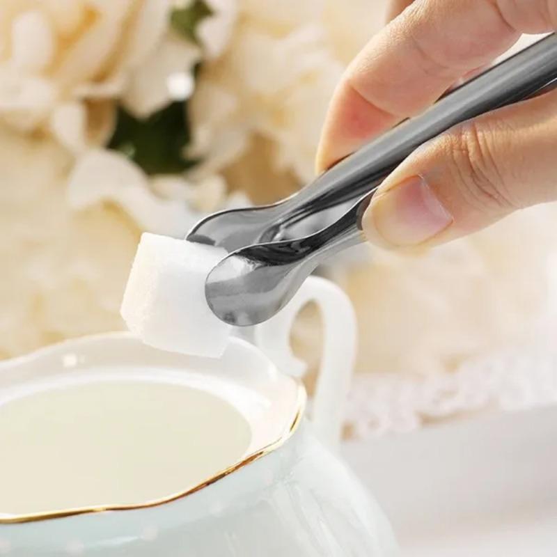 1 Pc Mini Stainless Steel Food Sugar Clips Bar Ice Cube Tong Barware Accessories