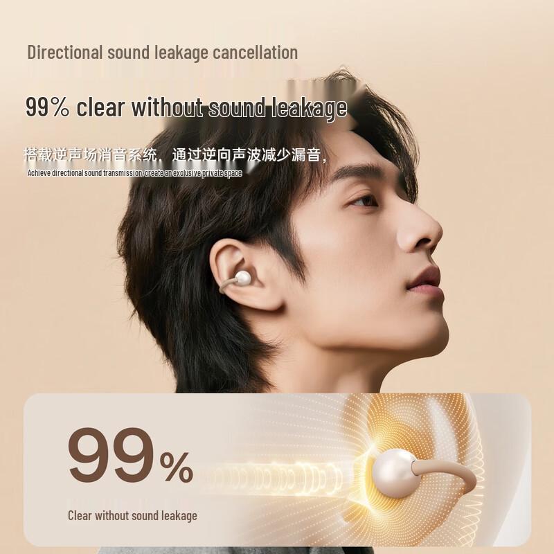 Newsmy LY63 Open-Ear Clip-On Sport Bluetooth Earbuds