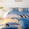 Comforter Penguin Comforter Set - Cute Penguin Design Printed Pattern Quilt Bedding Set 3D Print Gift 1* And 2* S