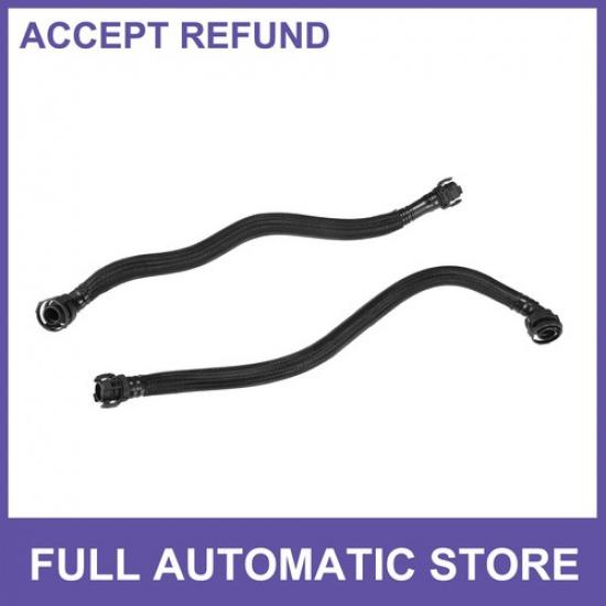 

Pair Crankcase Lower Breather Hose for BMW 550i 2011-16 11157575641/11157575640