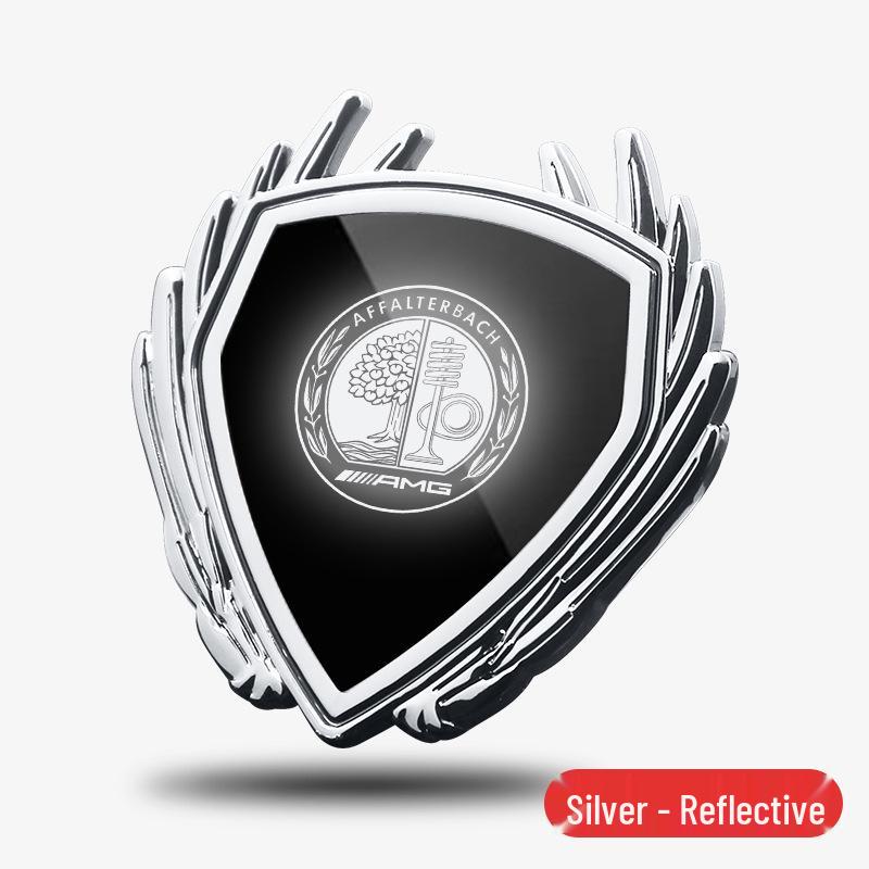 Metal Wing Emblem Sticker for Mercedes GLA35/G45 AMG Car Body Side Window