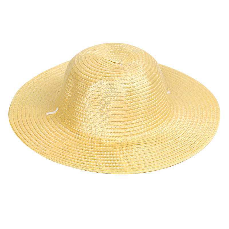 Kinderset zum Bemalen von Strohhüten zum Selbermachen: Kreative Dekoration im französischen Stil für den Kindergarten