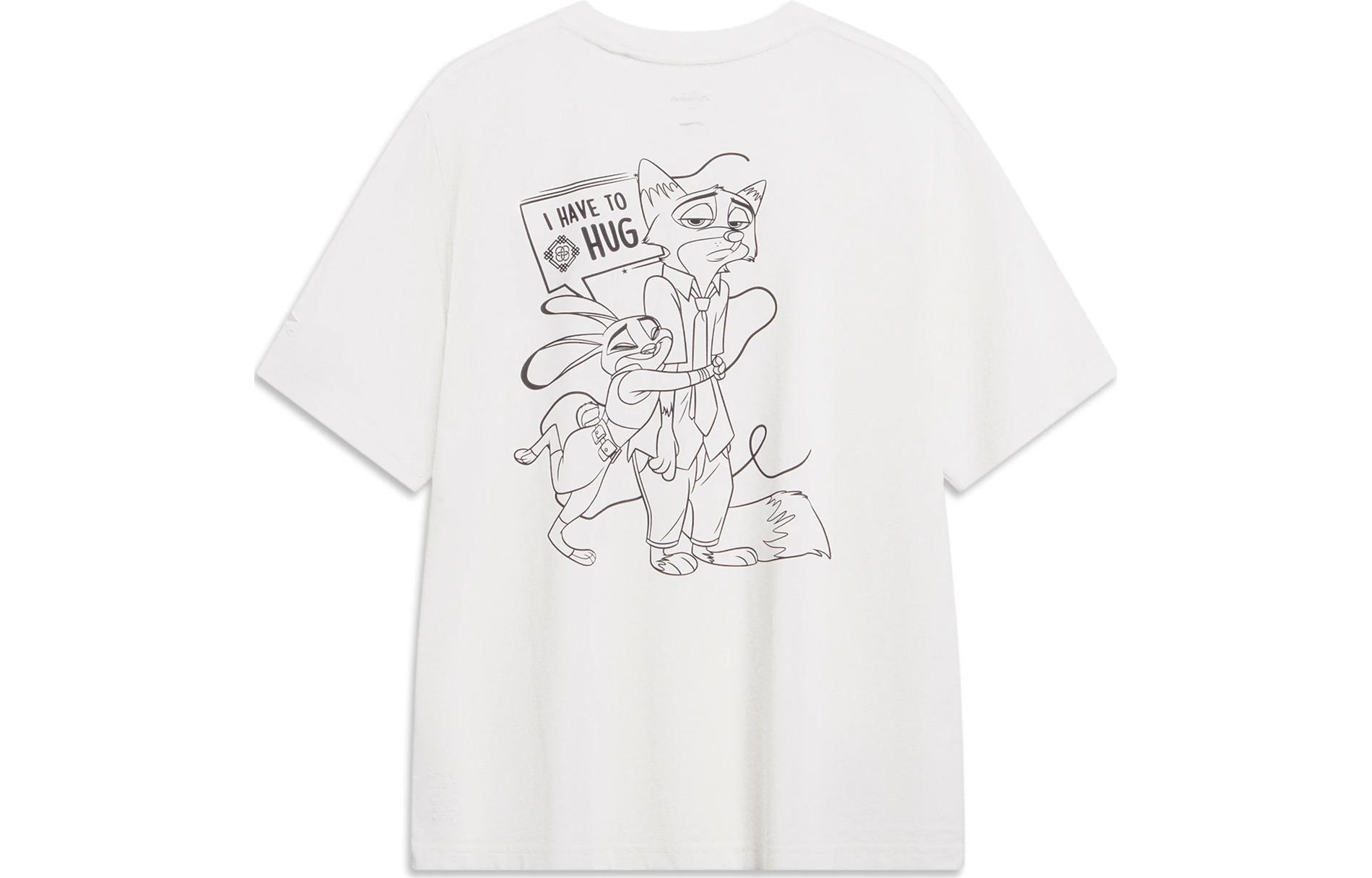 Li Ning x Disney T Shirt Men s Ivory AHST269-1 XXL