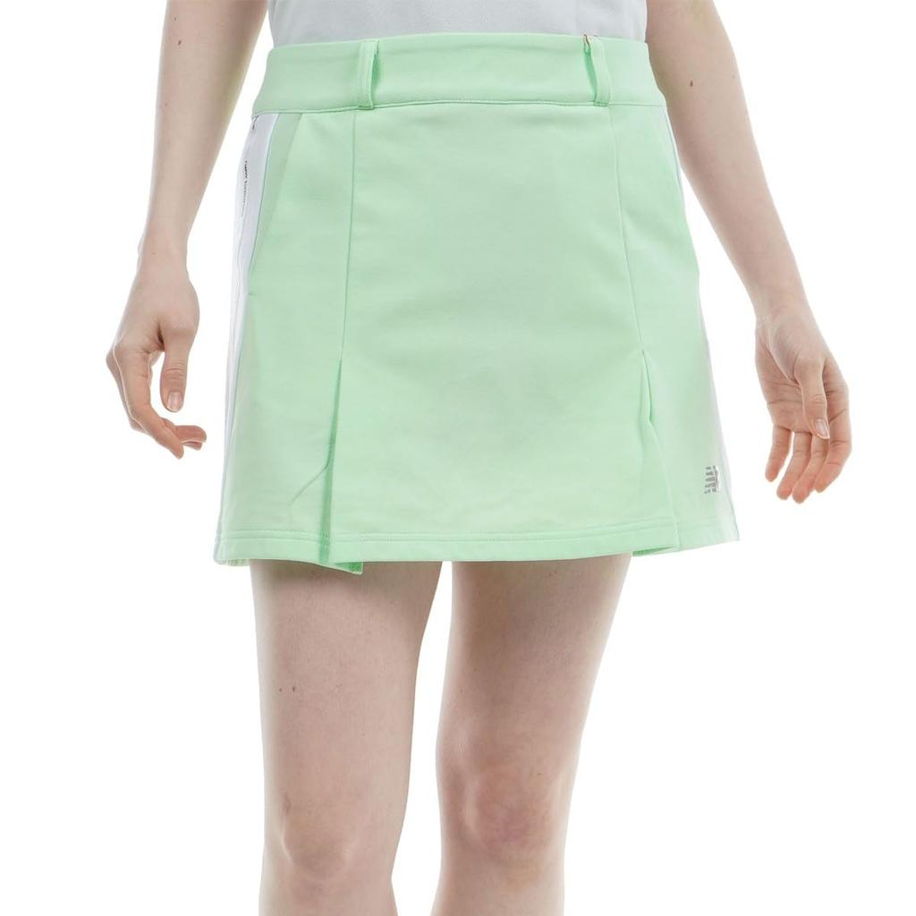 Golf Lightweight Sweat Skirt Inner Green 2 [New Balance] Women's (Shape Retention, Stretch, Included) / 012-4134506 130_Light [L]