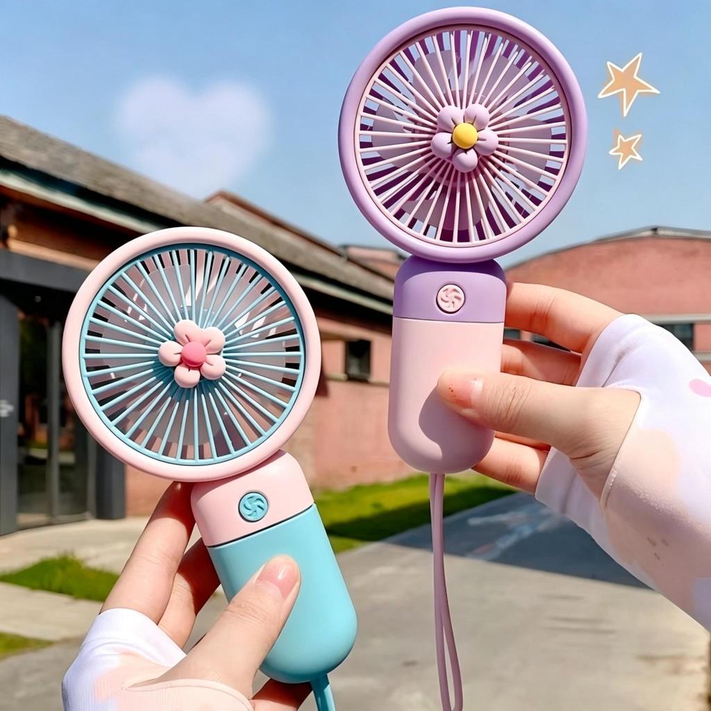 Mini USB Handheld Fan Jost Portable Silent Rechargeable