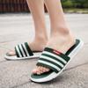 Slippers men wear outdoor one-word slippers in summer non-slip and wear-resistant simple personalized sandals