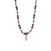 Spring Retro Peanut Beaded Pendant Necklace: Exquisite, Fashionable, Versatile Clavicle Chain