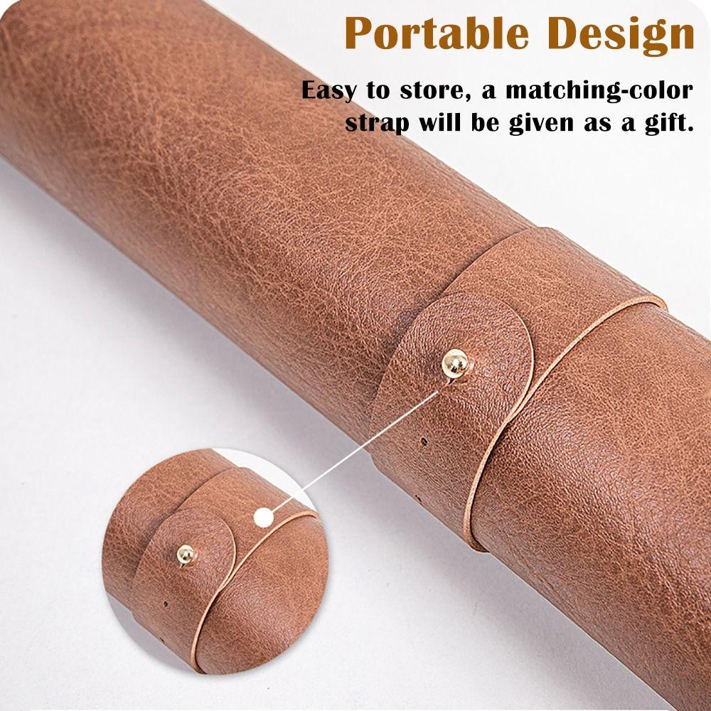 Cowhide Patterned Mouse Pad Non-slip Computer Laptop Mousepad Writing Pad  Home Office