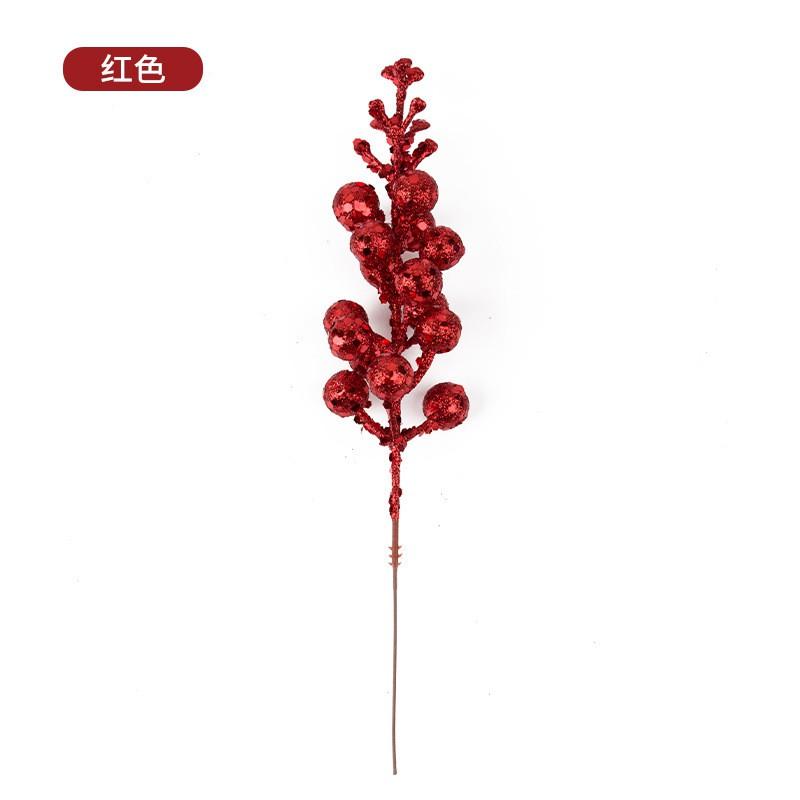 Plastic Christmas Flower Decorations Tree Ornamentation Festive Holiday Party Home Xmas Decoration Supplies