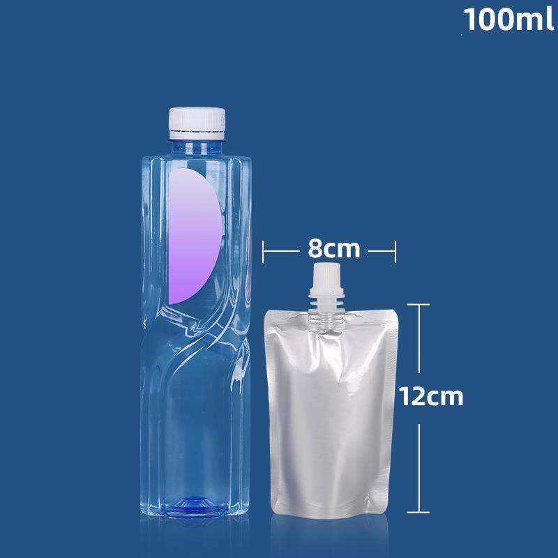Aluminum Foil Self-supporting Suction Nozzle Bag Liquid Sorting Bags Self Operated Takeaway Packa Pouchs Packaging of Soybean Milk Beverage Sauce Bags