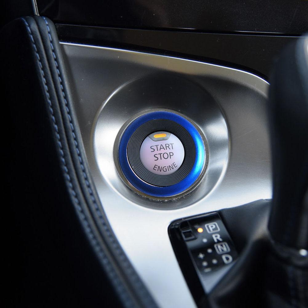 Red/Blue/Sliver Car Engine Start Stop System Switch Button Ring ...