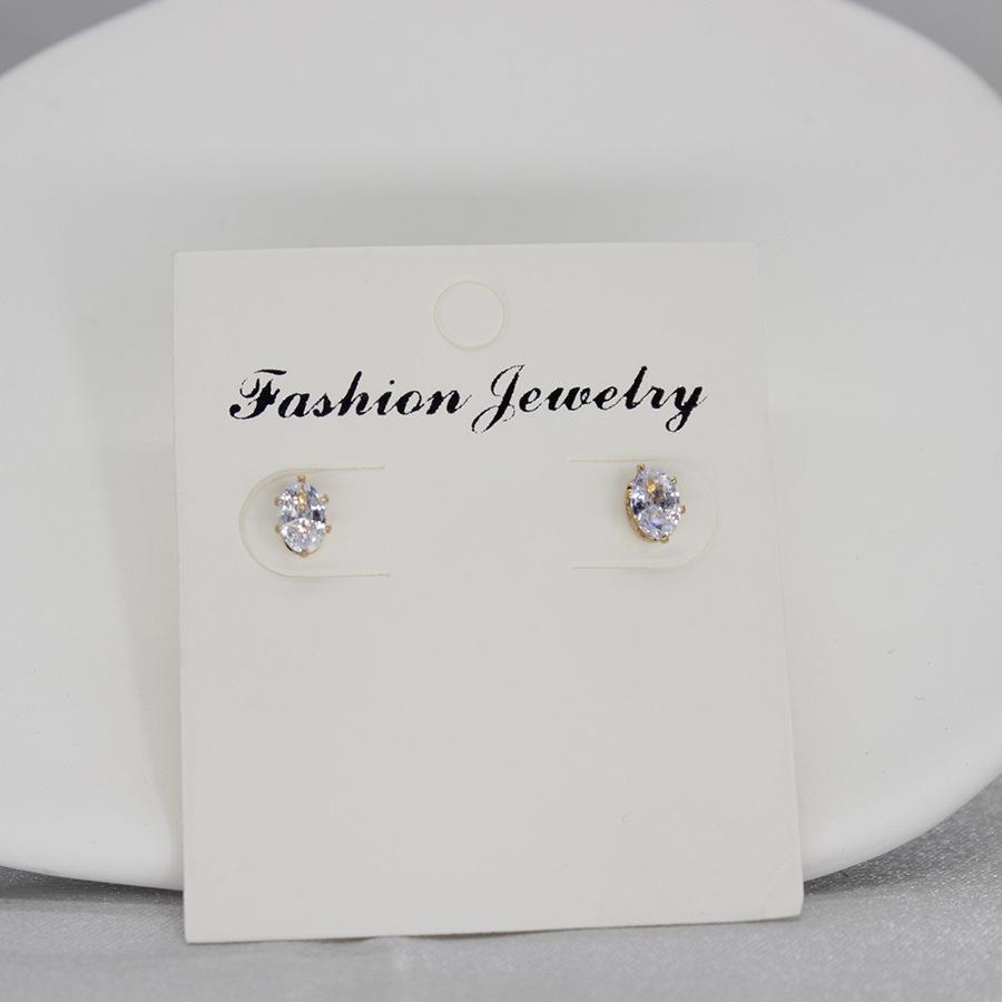 Exquisite Zirconia Star Stud Earrings for Women - Trendy High-End Five-Pointed Star Design