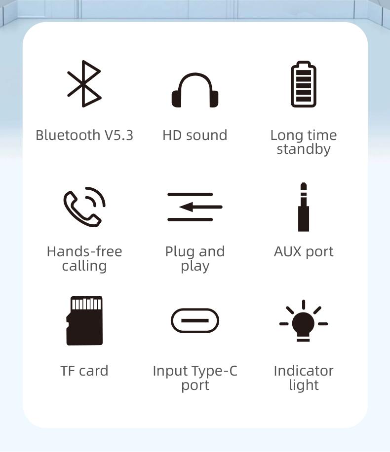 Hands Free Bluetooth 5.0 Adapter Bluetooth 5.3 Car Receiver Adapter 3.5mm AUX Jacks for Car Speakers Audio Music Receiver