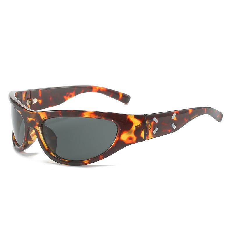 Neue Zukunftstechnologie Sense Sonnenbrille Konkave Form Foto Sport Sonnenbrille Welle Y2K Spice Girl Reitsonnenbrille