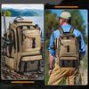 Goture Fishing Fishing Fishing Tackle Portable Fishing Tackle 40L Large 900D Oxford SBS Fishing Tackle Ideal for Stream and Outdoor Khaki Backpack,