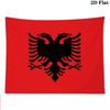 Republic of Albania Wall Tapestry Aesthetic Wall Hanging Printed Fabric Blanket Decorative Tapestries for Bedroom Living Room Home Decor