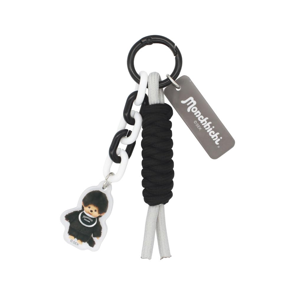 Monchhichi Paracord Keyring COLORS/Black