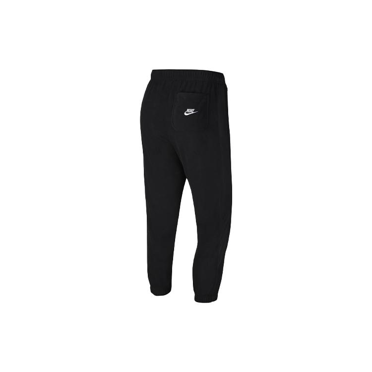 Nike Knitted Sweatpants Men's Black Moderate Tapered Pants CU4110-010