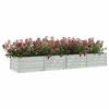 VidaXL Raised Garden Bed Planter Flower Box Plant Pot Planting Bed Balcony Outdoor 320x80x45 Cm Steel 316892