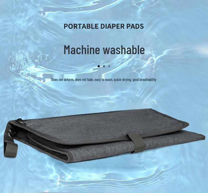Portable Foldable Waterproof Baby Changing Pad and Diaper Bag