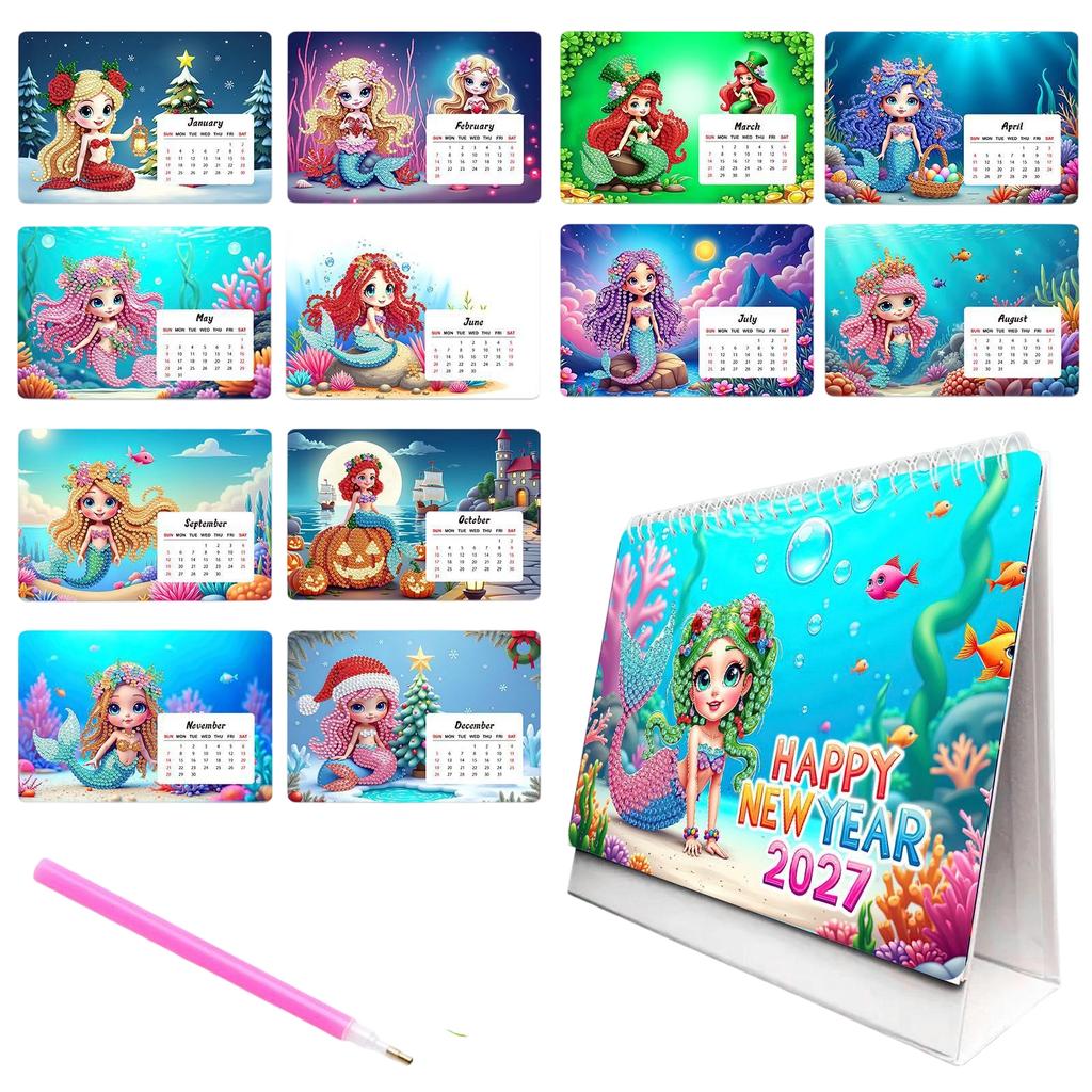 Desktop Calendar - DIY Calendar for Desk, Home Decoration
