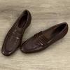 Fashion British Style Spring Summer Casual Women's Lightweight Flat Shoes 2025 Fashion Office  Ladies Retro Leather Loafers Women Flats