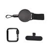 Retractable Anti-Theft Phone Holder Smartphone Safety Lanyard Stra with Carabiner Anti-Drop Harness for Hiking Cycling Climbing