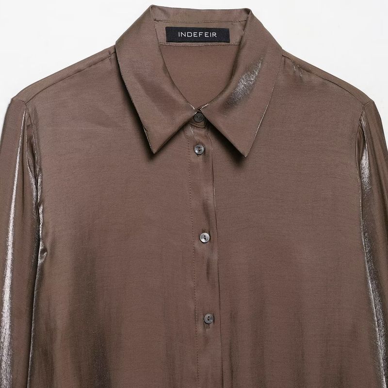 Kaslead New Women Clothes Western Style Versitile Fashion Loose SAG Long Sleeve Shirts 3897073 700