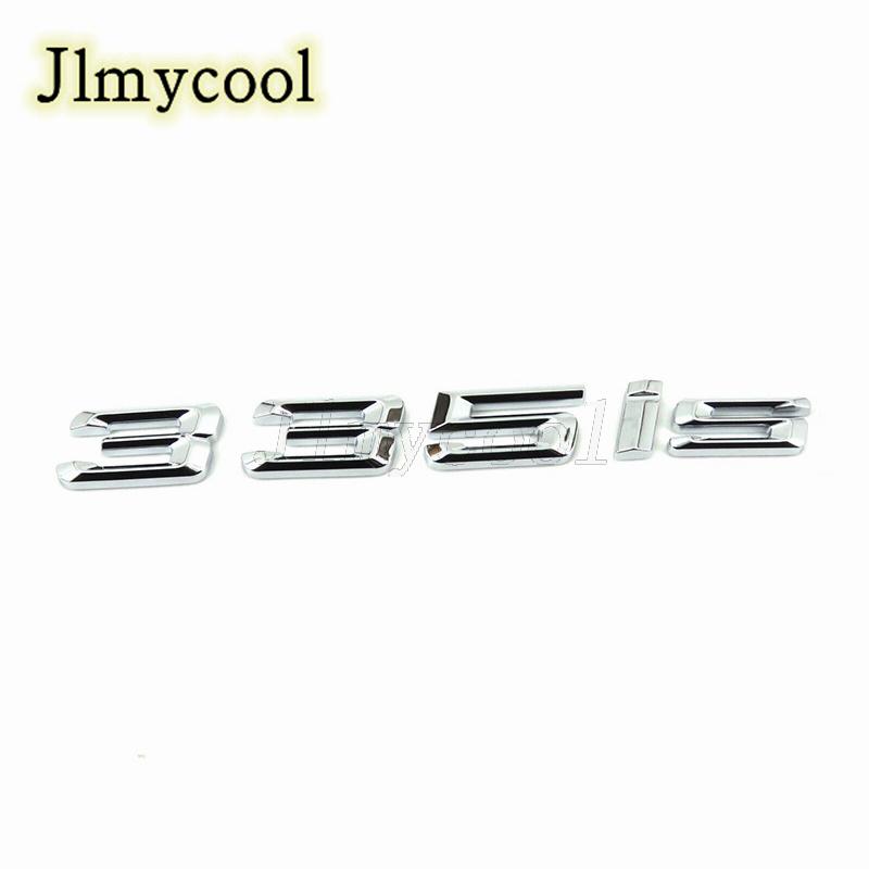 ABAJ1 ABS Buchstaben Nummer 325Ci 330Ci 645Ci 325xi 528xi 335ix Emblem für E46 E90 E91 E92 Sportwagen Roadster Coupe Auto Kofferraumaufkleber