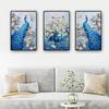 3pcs/set Peacock Canvas Paintings Wall Art Paintings Print Vintage Decor Wall Decorations For Living Room Decor