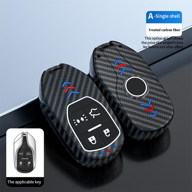 

Чехол для ключей автомобиля из АБС-пластика, чехол-брелок для Maserati Levante Ghibli Quattroporte GT Granturism GranCabrio, аксессуары для стайлинга