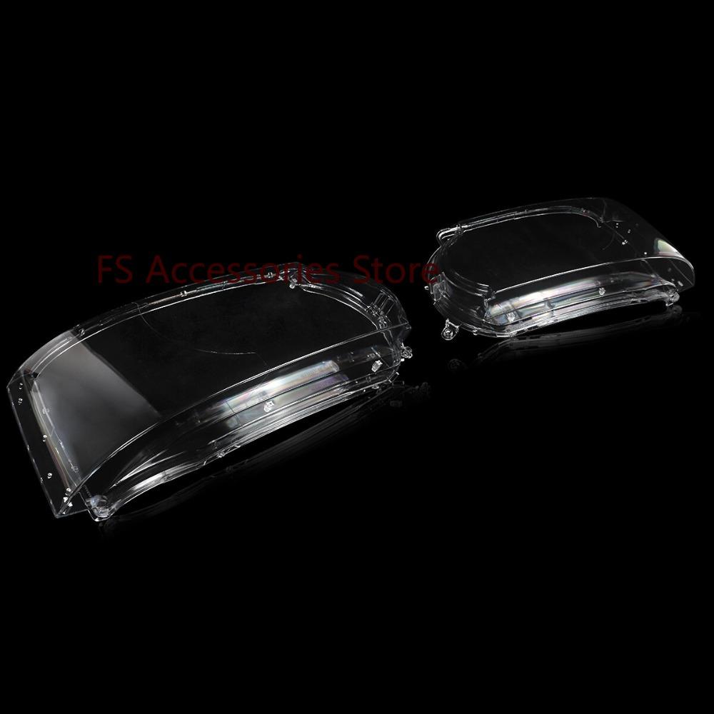 Pair Headlight Headlamp Cover Lens For Land Rover Range Rover Vogue L322 2010-2012 Replacement Front Headlamp Lens Shell