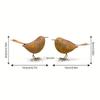 Metal Bird Decor Outdoor Durable Garden Bird Decor Rust-Resistant Iron Lawn Bird Decor Metal Bird Gift
