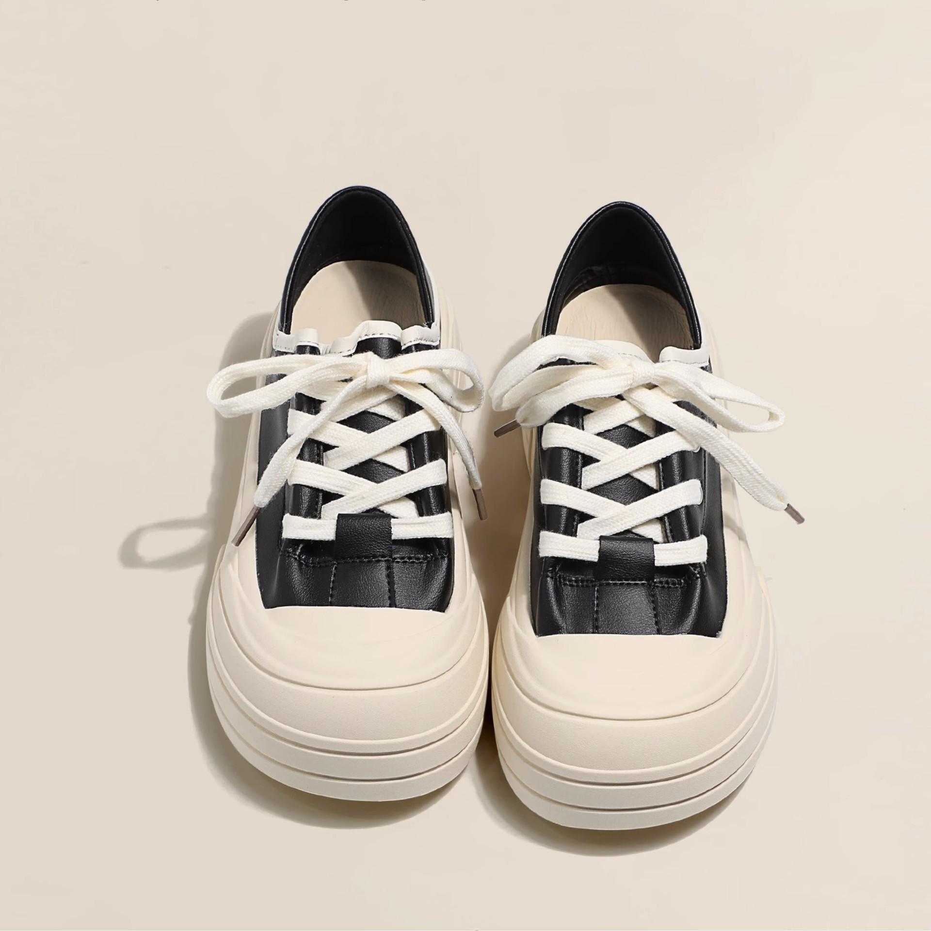 

Милые женские туфли с большой головой, осенние, толстые, белые, Baita, дышащие, повседневные, для женщин 40