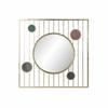 DKD Home Decor-Wall Mirror DKD Home Decor Crystal Rose Gold Metal Circles (100x3x100cm)