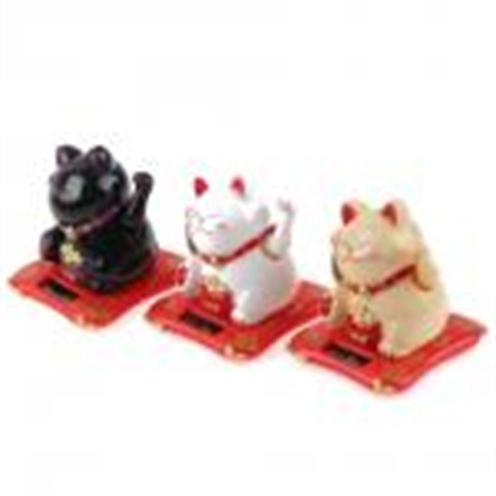 Cute Auto Interior Ornament Office Fortune Cat Car Decoration Waving Arm Lucky Cat Maneki Neko