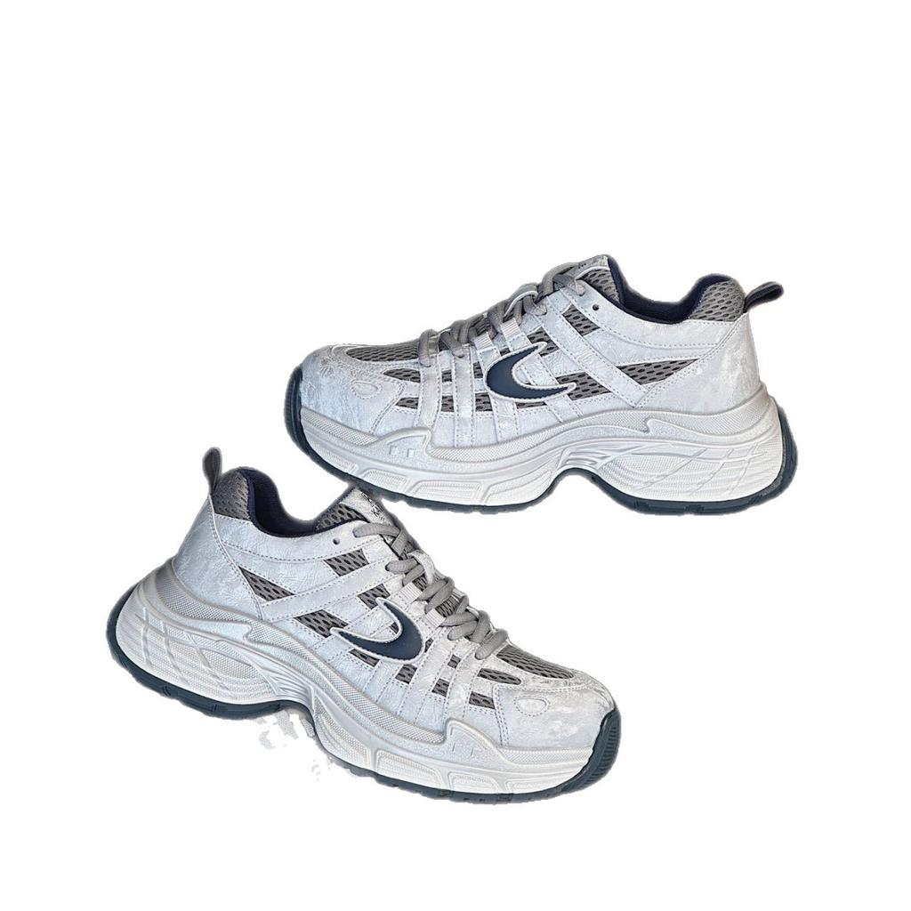 Platform dad shoes women 2025 new autumn retro versatile casual shoes mesh breathable sneakers running shoes tide