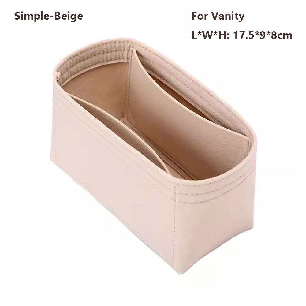 Felt Handbag Insert Bag Storage Organization Purse Liner Bag Support Portable Internal Bag for LV Nice Nano/Mini/BB/Vanity