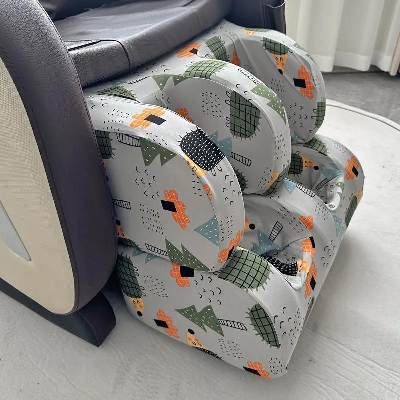 Full Body Shiatsu Massage Chair Lower Body Protective Cover Soft Stretch Fabric Washable Cover Reclining Chair Dust Proof Cover