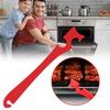 Oven Anti Scald Pull Rod with Longer Handle Silicone Oven Rack Push Pull Tool for Air Fryer Convection Oven Kitchen