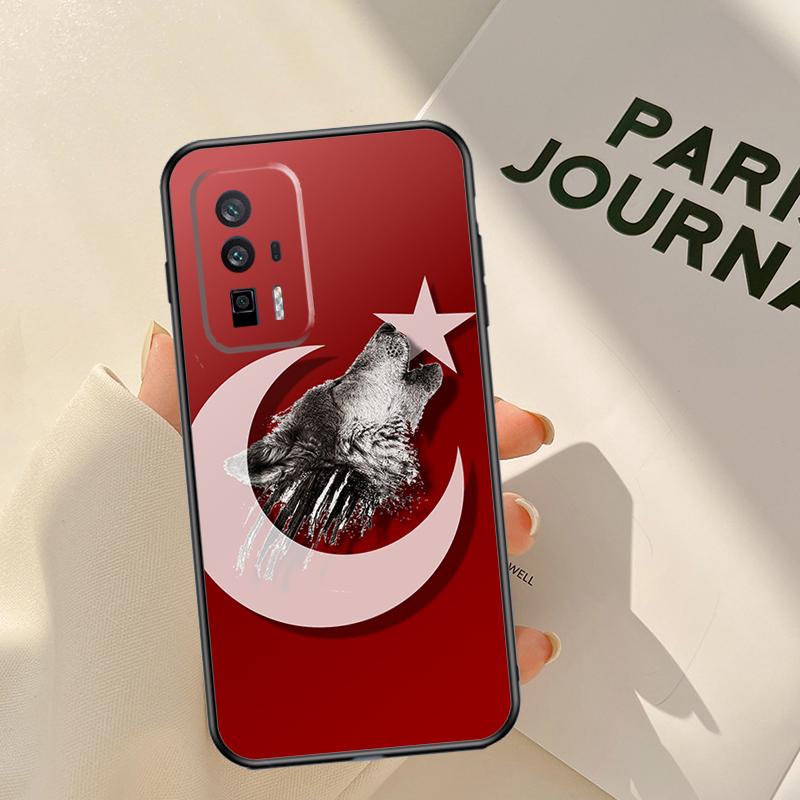 

Turk Wolf Turkey Flag Case For Xiaomi 14 15 Ultra 13T 14T 15T 17 Pro Max POCO X7 X5 X6 Pro F5 F6 F7 F8 Pro Coque POCO F7 Pro