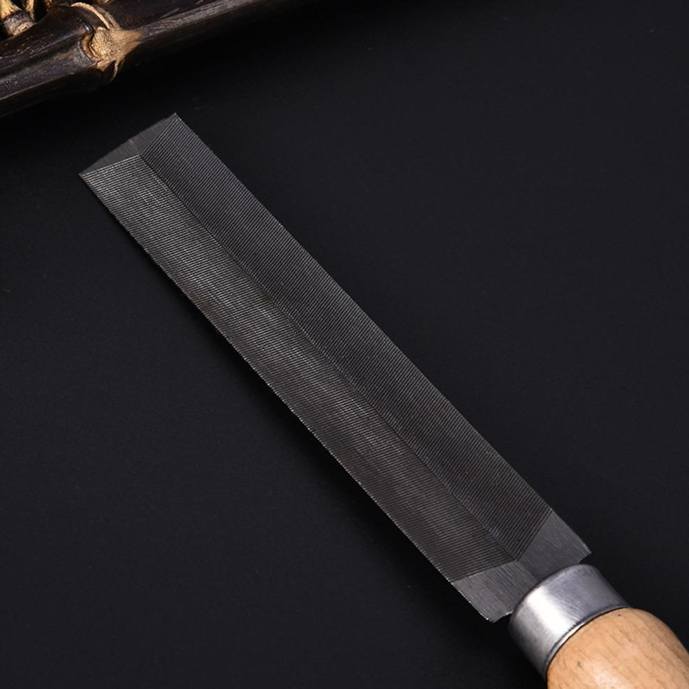 Black Guitar Nut File Steel+Wood Guitar Fret File Portable Fret Slot File For Guitar