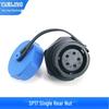 Yue Ling SP17 Series IP68 Waterproof Aviation Plug with Rear Nut Flange