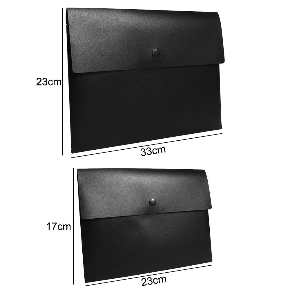 Cosmetic Makeup Bags Document Folder With Snap Button Closure File Organizer  Test Paper